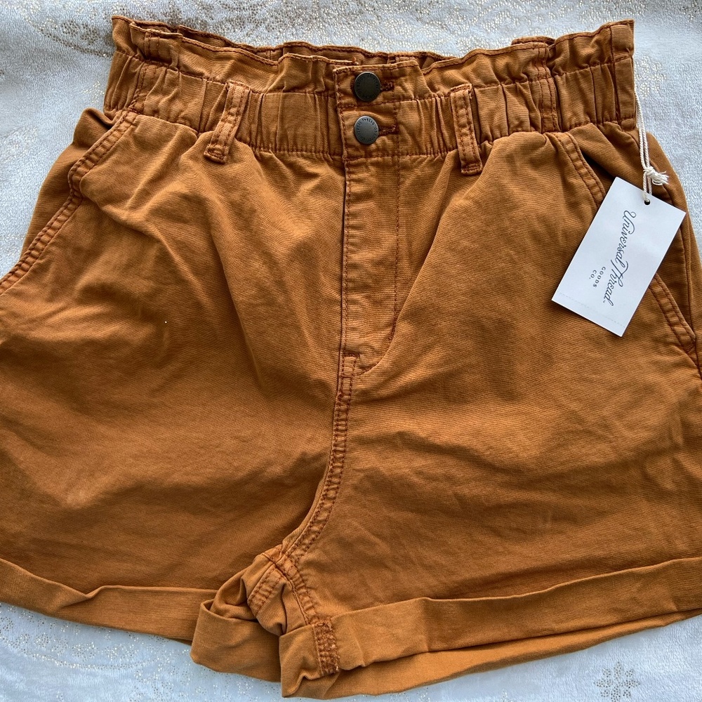 High shorts brown color size XS
